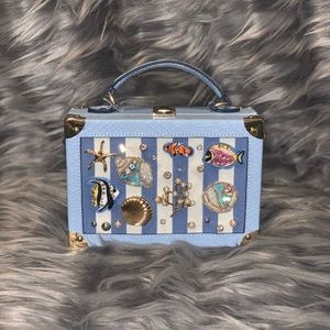 Aldo Light Blue Satchel Purse